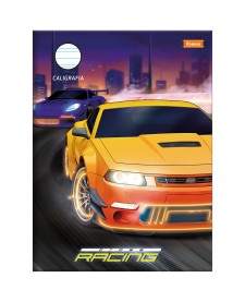 imagem principal do produto Caderno Pedagógico Caligrafia Capa Dura Cross Racing