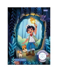 imagem principal do produto Caderno Pedagógico Quadriculado (1x1 cm) Aventurinos