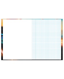 imagem de detalhe produto Caderno Pedagógico Quadriculado Cross Racing (1x1) Capa Dura