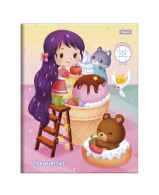 imagem principal do produto Caderno Quadriculado (1x1 cm)  Ternuritas - Começando a escrever