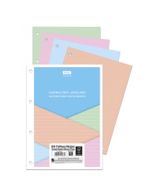 imagem principal do produto Caderno Refil Argolado - Universitário Pauta Branca Color PICK PRO