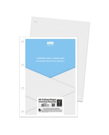 imagem principal do produto Caderno Refil Argolado - Universitário Pauta Branca com Fundo Cinza PICK PRO