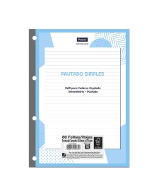 imagem principal do produto Caderno Refil Argolado - Universitário Pauta Simples  PICK PRO