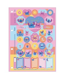 imagem de detalhe produto Caderno Refil Argolado Universitário Stitch