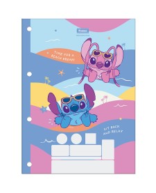 imagem principal do produto Caderno Refil Argolado Universitário Stitch