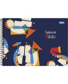 imagem principal do produto Caderno Transversal 1/4 de Música