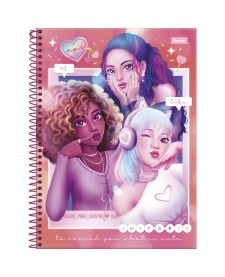 imagem principal do produto Caderno Universitário Capa Dura Amigas Para Sempre