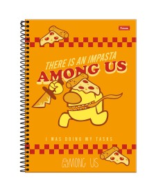 imagem principal do produto Caderno Universitário Capa Dura Among Us