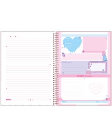 imagem de detalhe produto Caderno Universitário Capa Dura Barbie by Nanaths
