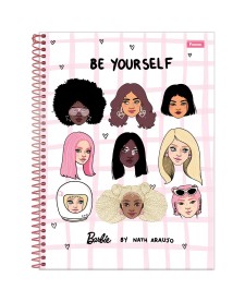 imagem principal do produto Caderno Universitário Capa Dura Barbie by Nanaths