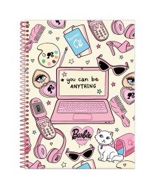 imagem principal do produto Caderno Universitário Capa Dura Barbie by Nanaths