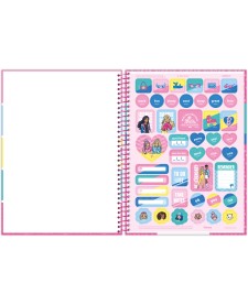 imagem de detalhe produto Caderno Universitário Capa Dura Barbie FIT