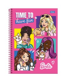 imagem principal do produto Caderno Universitário Capa Dura Barbie