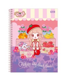 imagem principal do produto Caderno Universitário Capa Dura Doll