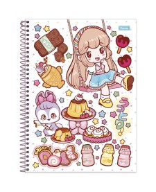 imagem principal do produto Caderno Universitário Capa Dura Doll