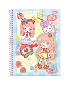 imagem principal do produto Caderno Universitário Capa Dura Doll