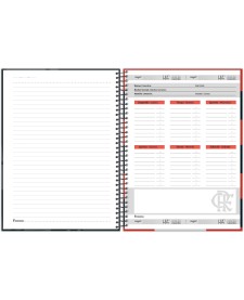 imagem de detalhe produto Caderno Universitário Capa Dura Flamengo