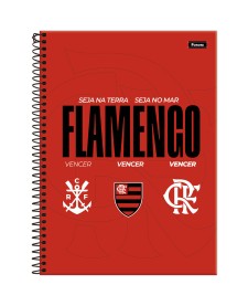 imagem principal do produto Caderno Universitário Capa Dura Flamengo