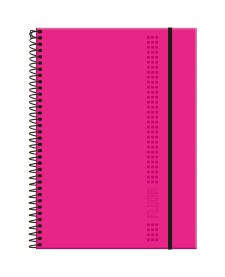 imagem principal do produto Caderno Universitário Capa Dura Fluor Mix