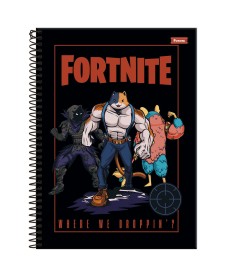imagem principal do produto Caderno Universitário Capa Dura Fortnite