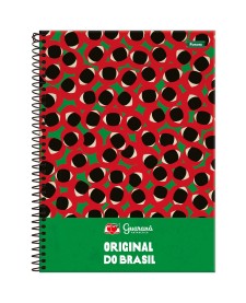 imagem principal do produto Caderno Universitário Capa Dura Guaraná