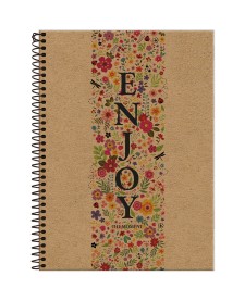 imagem principal do produto Caderno Universitário Capa Dura Kraft Art