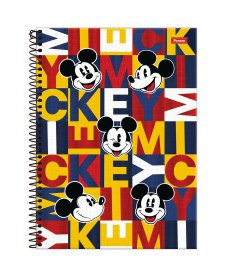 imagem principal do produto Caderno Universitário Capa Dura Mickey Mouse