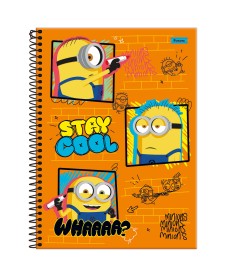imagem principal do produto Caderno Universitário Capa Dura Minions