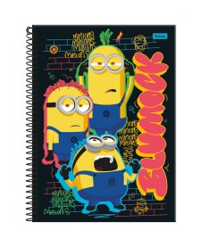 imagem principal do produto Caderno Universitário Capa Dura Minions