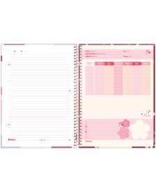 imagem de detalhe produto Caderno Universitário Capa Dura Minnie Mouse