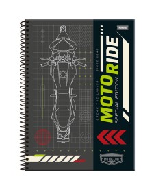 imagem principal do produto Caderno Universitário Capa Dura  Motoclub
