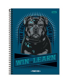 imagem principal do produto Caderno Universitário Capa Dura Power Dog