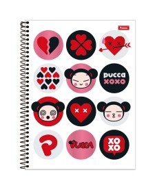 imagem principal do produto Caderno Universitário Capa Dura Pucca
