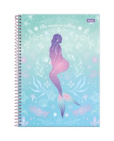 imagem principal do produto Caderno Universitário Capa Dura Sereia