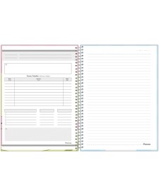 imagem de detalhe produto Caderno Universitário Capa Dura Smurfs - Fit