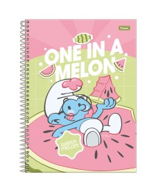 imagem principal do produto Caderno Universitário Capa Dura Smurfs - Fit