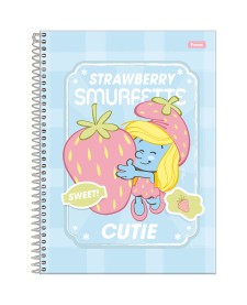 imagem principal do produto Caderno Universitário Capa Dura Smurfs - Fit