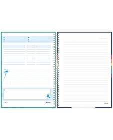 imagem de detalhe produto Caderno Universitário Capa Dura Smurfs