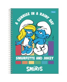 imagem principal do produto Caderno Universitário Capa Dura Smurfs