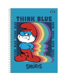 imagem principal do produto Caderno Universitário Capa Dura Smurfs