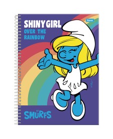 imagem principal do produto Caderno Universitário Capa Dura Smurfs