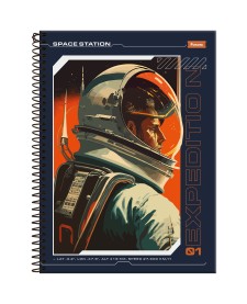 imagem principal do produto Caderno Universitário Capa Dura Spacefly