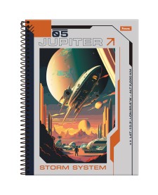 imagem principal do produto Caderno Universitário Capa Dura Spacefly