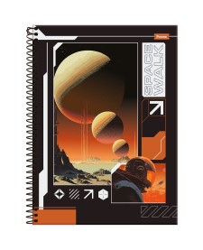 imagem principal do produto Caderno Universitário Capa Dura Spacefly