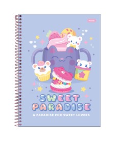 imagem principal do produto Caderno Universitário Capa Dura Sugar Rush