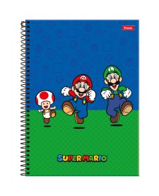 imagem principal do produto Caderno Universitário Capa Dura Super Mario
