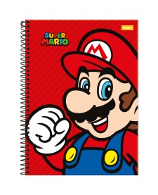 imagem principal do produto Caderno Universitário Capa Dura Super Mario