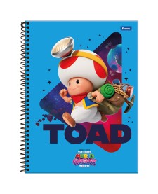 imagem principal do produto Caderno Universitário Capa Dura The Super Mario Galaxy Movie