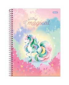 imagem principal do produto Caderno Universitário Capa Dura Unicórnio