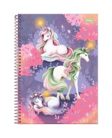imagem principal do produto Caderno Universitário Capa Dura Unicórnio